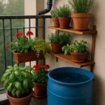 Zbieranie deszczówki na balkonie