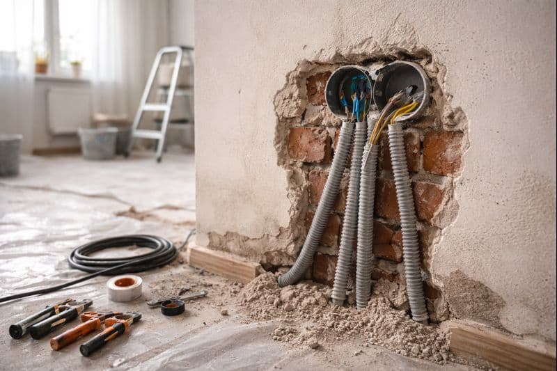 Wymiana instalacji elektrycznej w starym mieszkaniu – kiedy jest konieczna i na co uważać