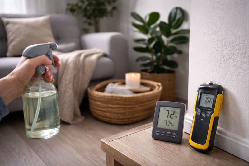 Dlaczego w domu czuć zapach wilgoci, mimo że nie widać pleśni