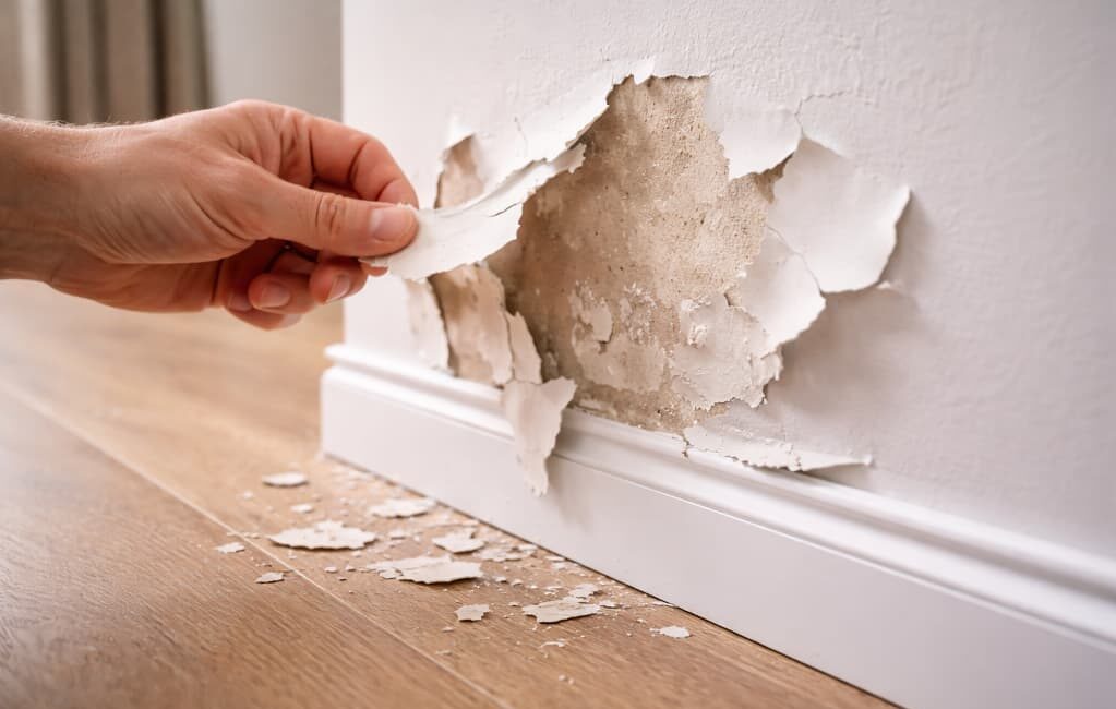 Dlaczego świeża farba potrafi łuszczyć się po kilku miesiącach