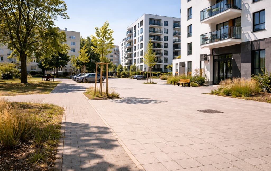 Jak brak drzew zmienia temperaturę wokół budynków