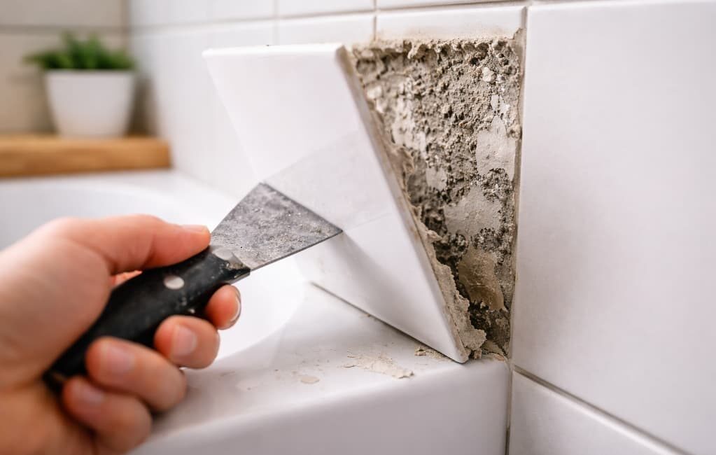 Skąd bierze się odspajanie płytek w łazience po remoncie