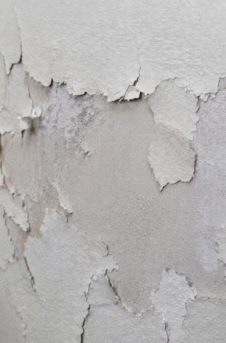 Dlaczego farba odchodzi od ściany mimo gruntowania