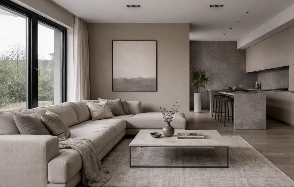 Skąd bierze się efekt „zimnego wnętrza” mimo ciepłych kolorów ścian